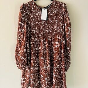 Floral Long Sleeve Dress
